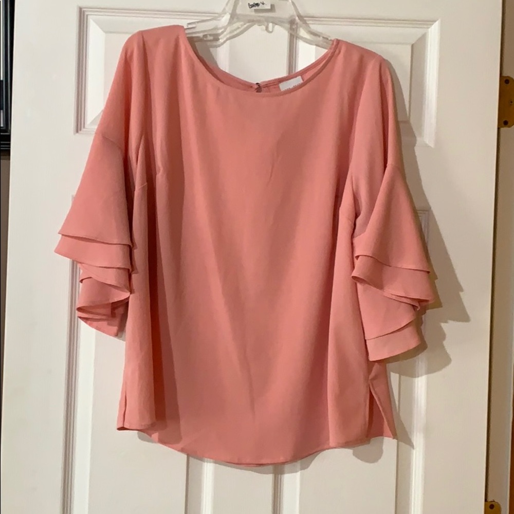 AVA & VIV Blush pink top EUC SIZE X (16)